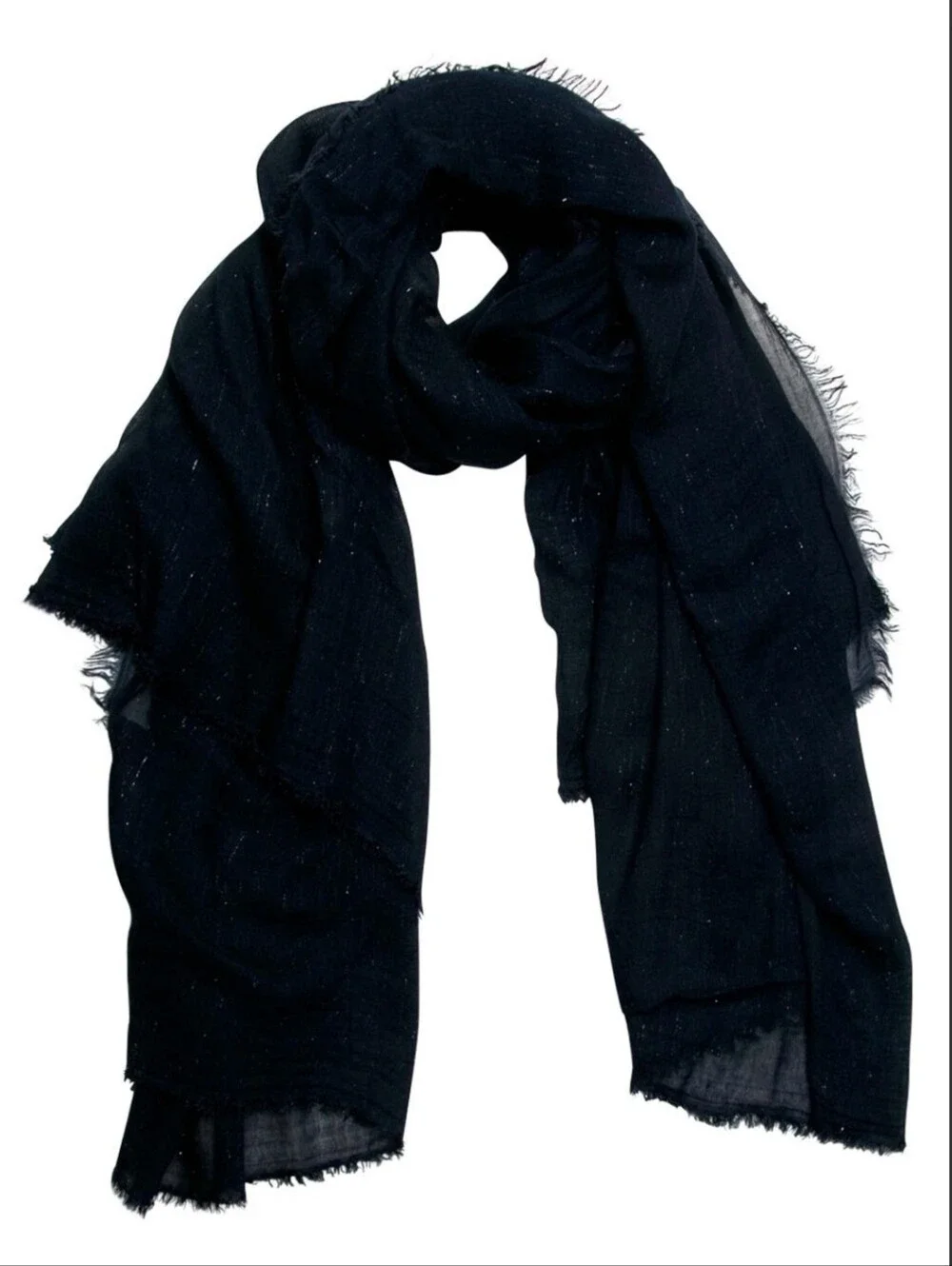 NWT Faliero Sarti Navy Metallic Diamantina Scarf.